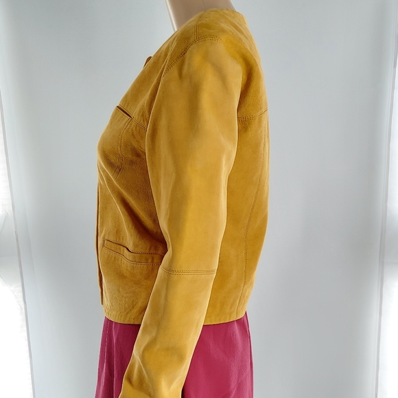 🌸Free People Suede Leather Jacket XS - Picture 2 of 11